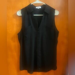 Express Black Portofino Sleeveless Blouse